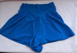 OFFLINE By Aerie Real Me Crossover Flowy Shorts in Bright Blue